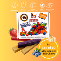 Natural Himalayan Yak Chew Box Bundle – All-Natural, Long-Lasting Dog Treat Keep your dog happy and engaged with the Treaby Himalayan Yak Chew Box. Save £££  - Antler Chew 