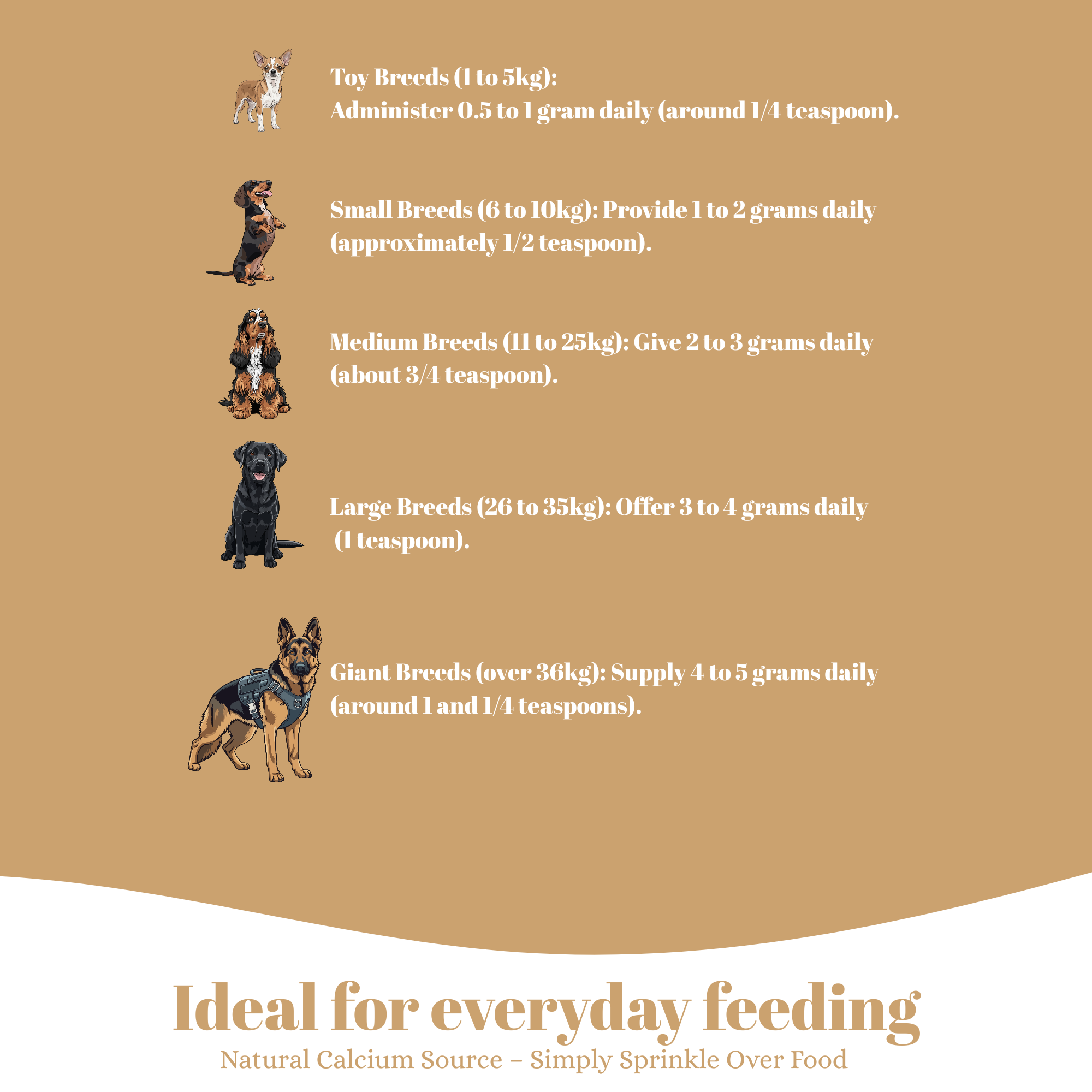 100% natural deer antler powder for dogs, traditionally used to support joints, mobility and overall wellbeing. Rich in calcium, magnesium and phosphorus.  - Antler Chew 