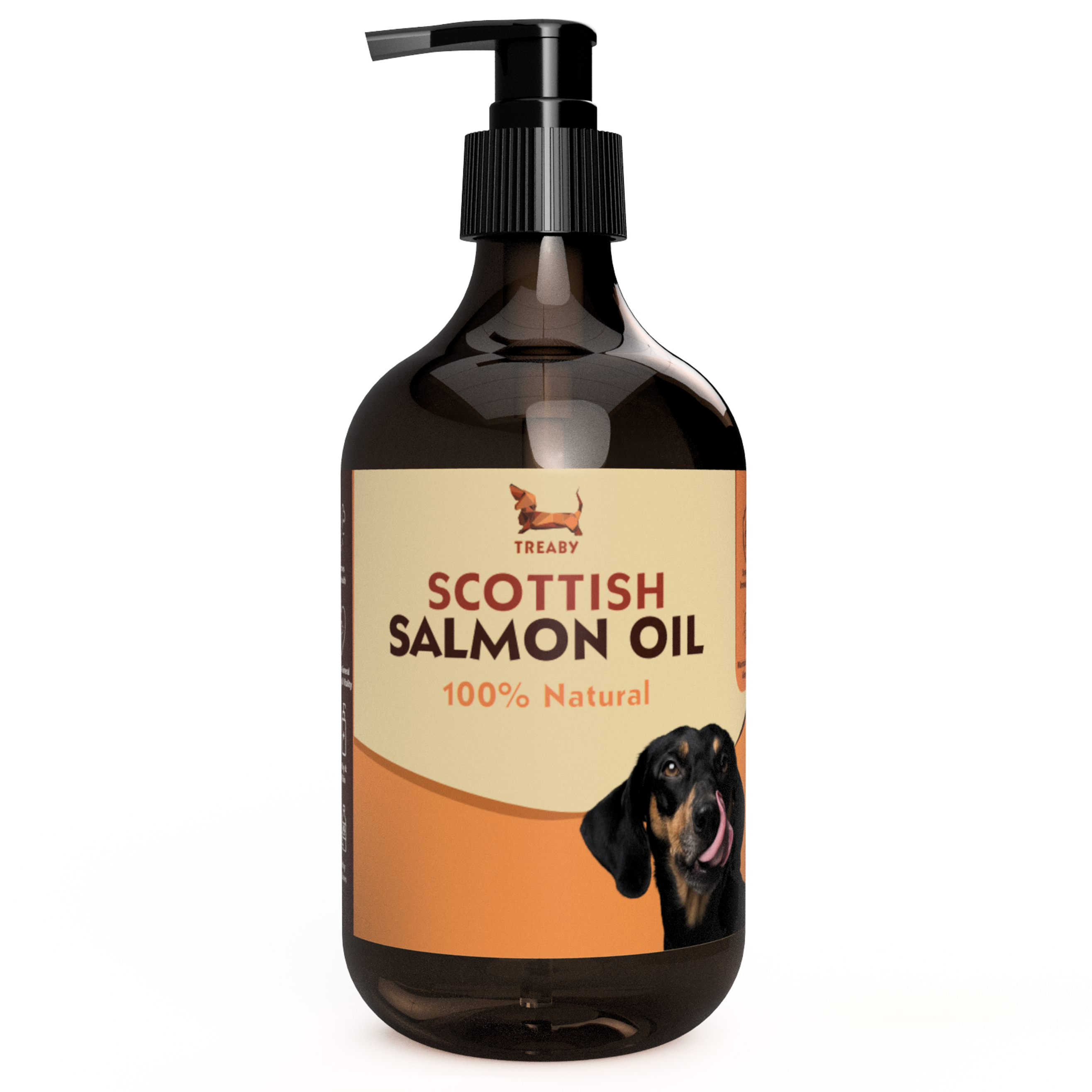 Enhance your dog's coat with our Scottish Salmon Oil. Rich in Omega 3 & 6, hypoallergenic, and full of natural nutrients. Keep stored properly for freshness.  - Antler Chew 