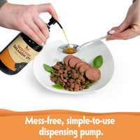 Enhance your dog's coat with our Scottish Salmon Oil. Rich in Omega 3 & 6, hypoallergenic, and full of natural nutrients. Keep stored properly for freshness.  - Antler Chew 