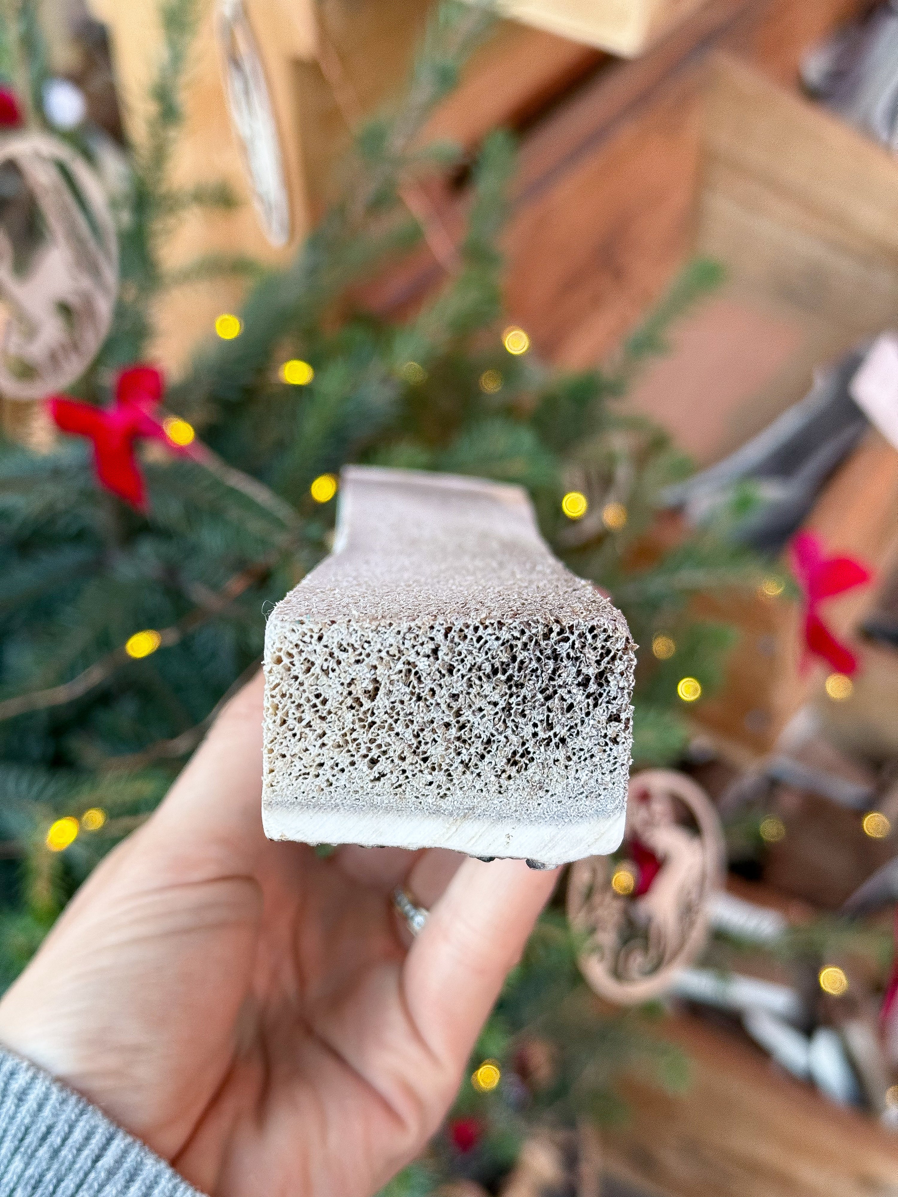 Lollipop Cut Split Red Deer Antler Chew – Marrow Delight | 322g / 24cm (Sold as Seen)