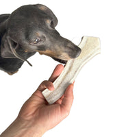 Natural Red Deer Split Antlers provide entertainment for non-power chewers. Puppy friendly from 12 weeks. Full of minerals and protein.  - Antler Chew 