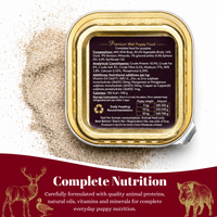 Complete grain-free puppy food from 8 weeks+, made with wild boar, duck, venison and antler powder to support healthy growth and development.  - Antler Chew