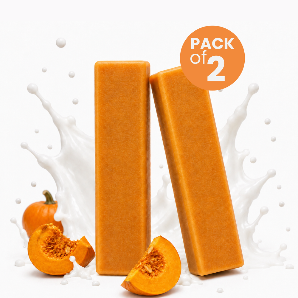 Treat your dog to TREABY's pumpkin-flavoured Yak Chew-Made with natural ingredients, perfect for puppies and adult dogs aged 14 weeks and older.   - Antler Chew