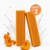 Treat your dog to TREABY's pumpkin-flavoured Yak Chew-Made with natural ingredients, perfect for puppies and adult dogs aged 14 weeks and older.   - Antler Chew