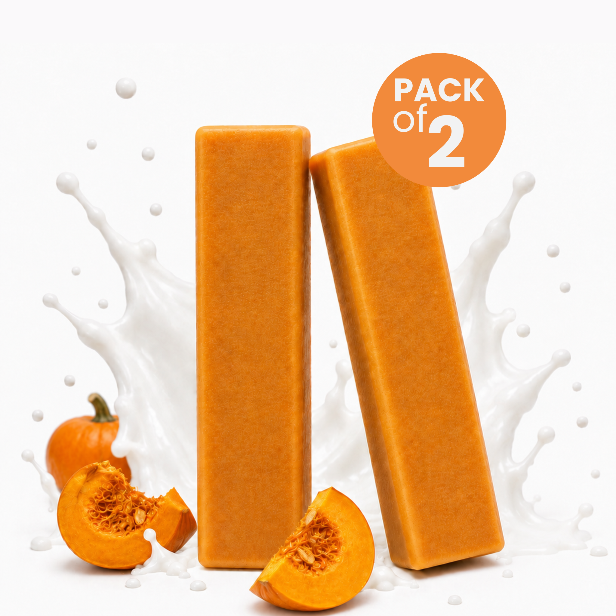 Treat your dog to TREABY's pumpkin-flavoured Yak Chew-Made with natural ingredients, perfect for puppies and adult dogs aged 14 weeks and older.   - Antler Chew