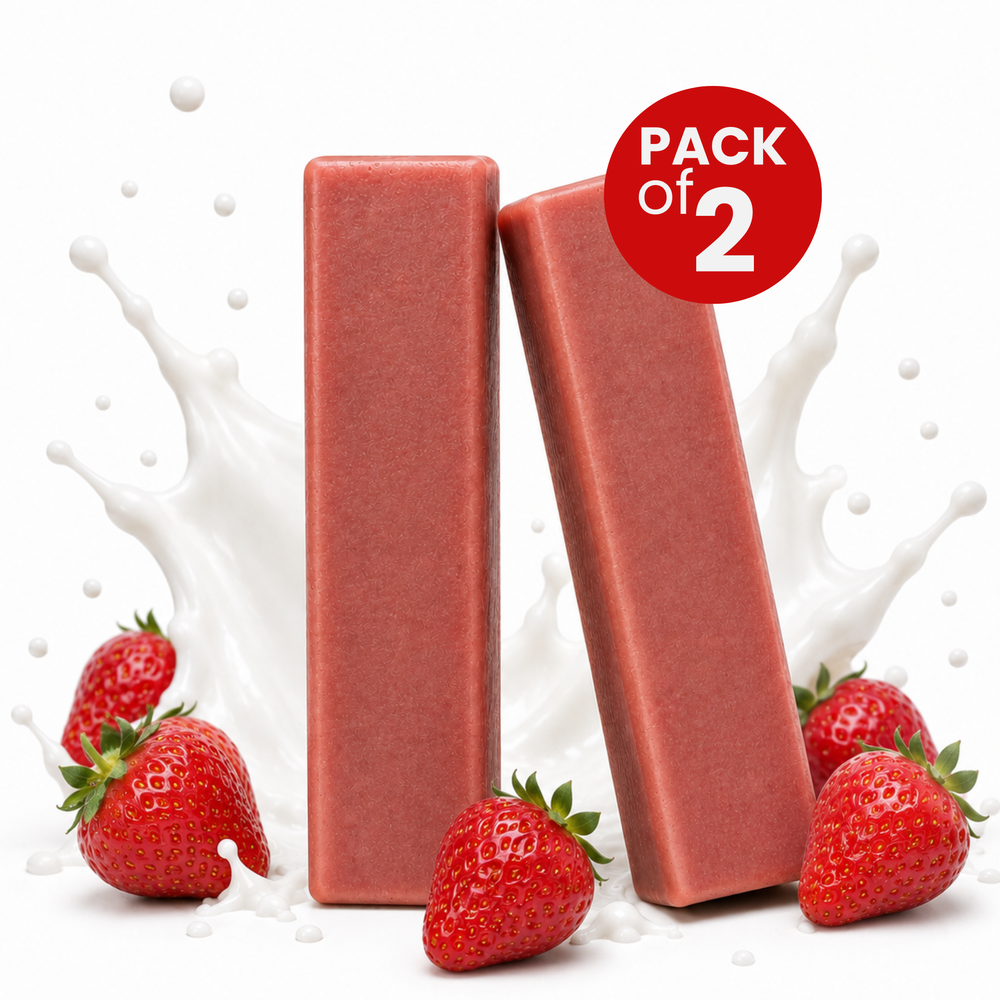 Strawberry Himalayan Yak chew - Medium Size, Pack of 2