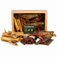 Try our Venison Chew Selection Box - includes popular treats like Deer Jerky chews & Premium Venison Sausages. Perfect for first-time buyers!  - Antler Chew 
