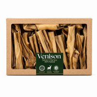 Made from 100% natural Venison skin, these chews are perfect for keeping your dog entertained while promoting dental health naturally.   - Antler Chew 