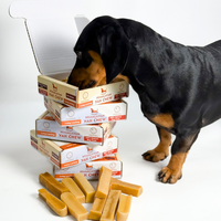 Himalayan Yak Chew, Long-lasting dog chews, Natural dog treats, Yak milk dog chews, Healthy dog chews, Safe dog chews for aggressive chewers, and Premium dog treats.  - Antler Chew 