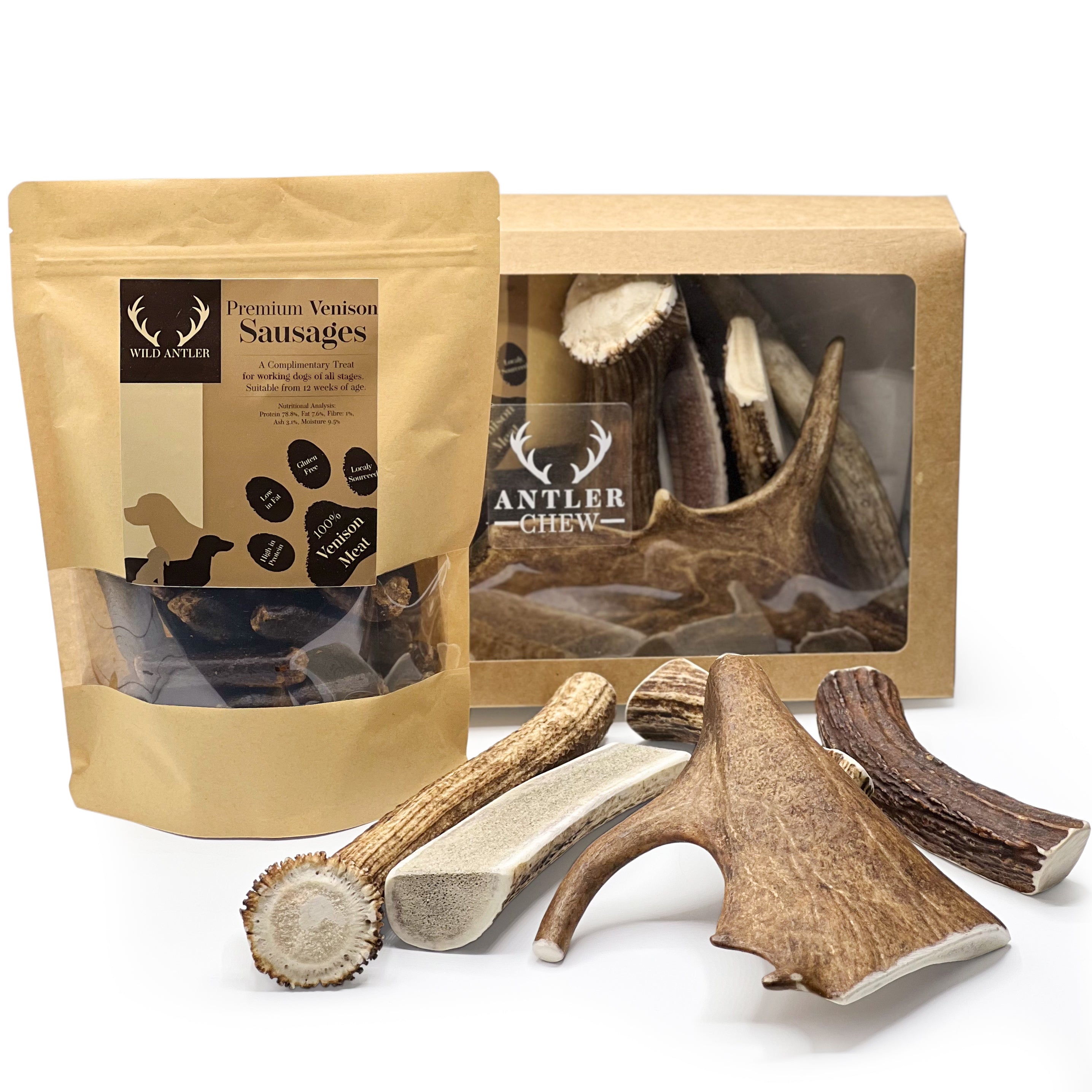 Pack Approved Whole Deer Antler For Dogs - Long Lasting Dog Chews For